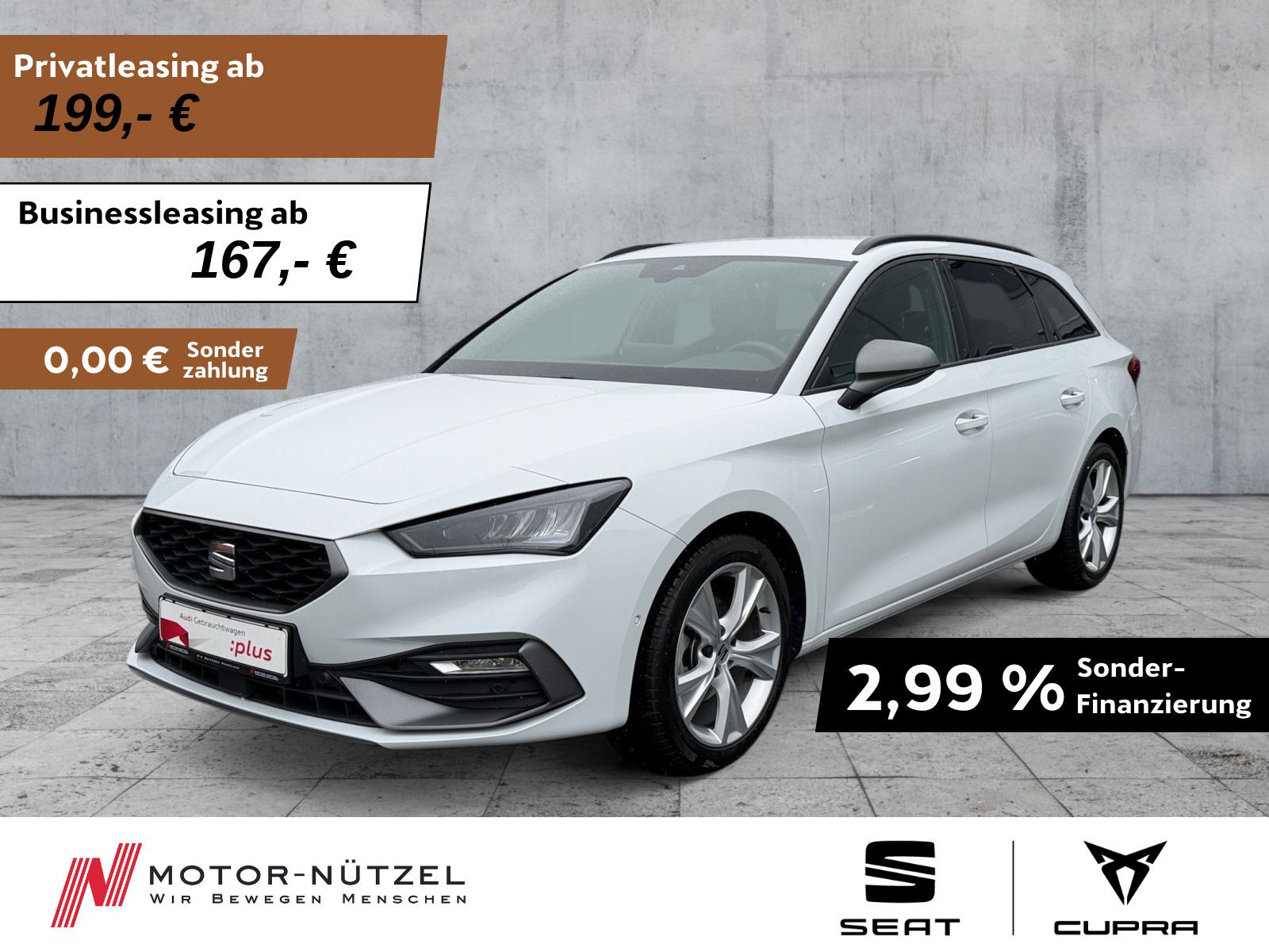 Seat Leon ST 1.5 eTSI DSG FR-LINE LED+NAV+ACC+SHZ+RFK