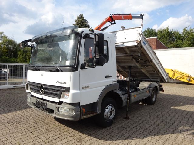 Mercedes-Benz 818 Atego MEILLER 3Skipper + Terex 36.2 Kran 4x2