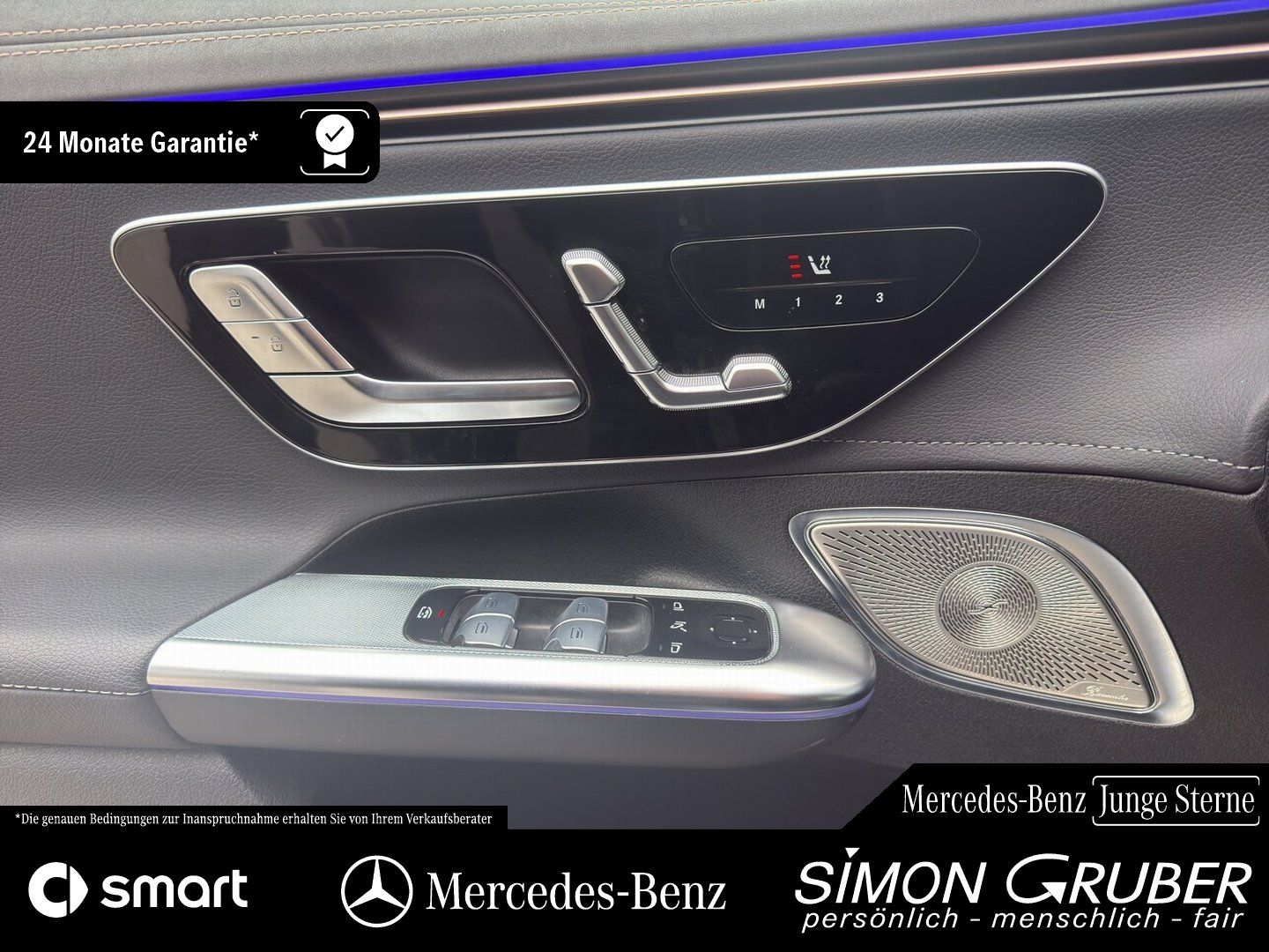 Fahrzeugabbildung Mercedes-Benz EQE 350 Edition AMG AHK WP Burm DigiL Mod 2024