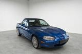 Mazda MX-5 10th Anniversary Top Zustand - mit Benzin-Antrieb: Blau, Teilleder, Cabrio