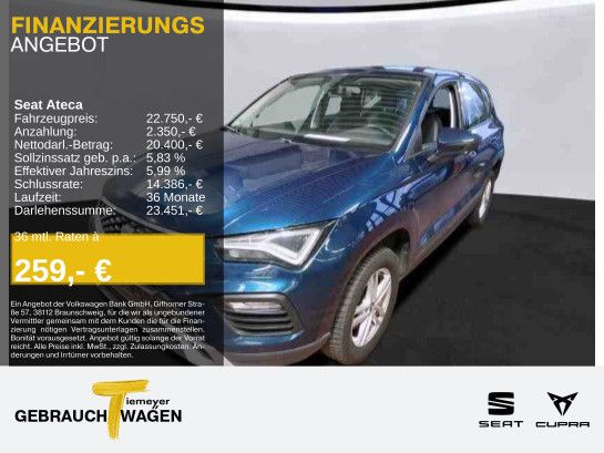 Seat Ateca 2.0 TDI STYLE PANO AHK NAVI+ BEATS FULL-LI