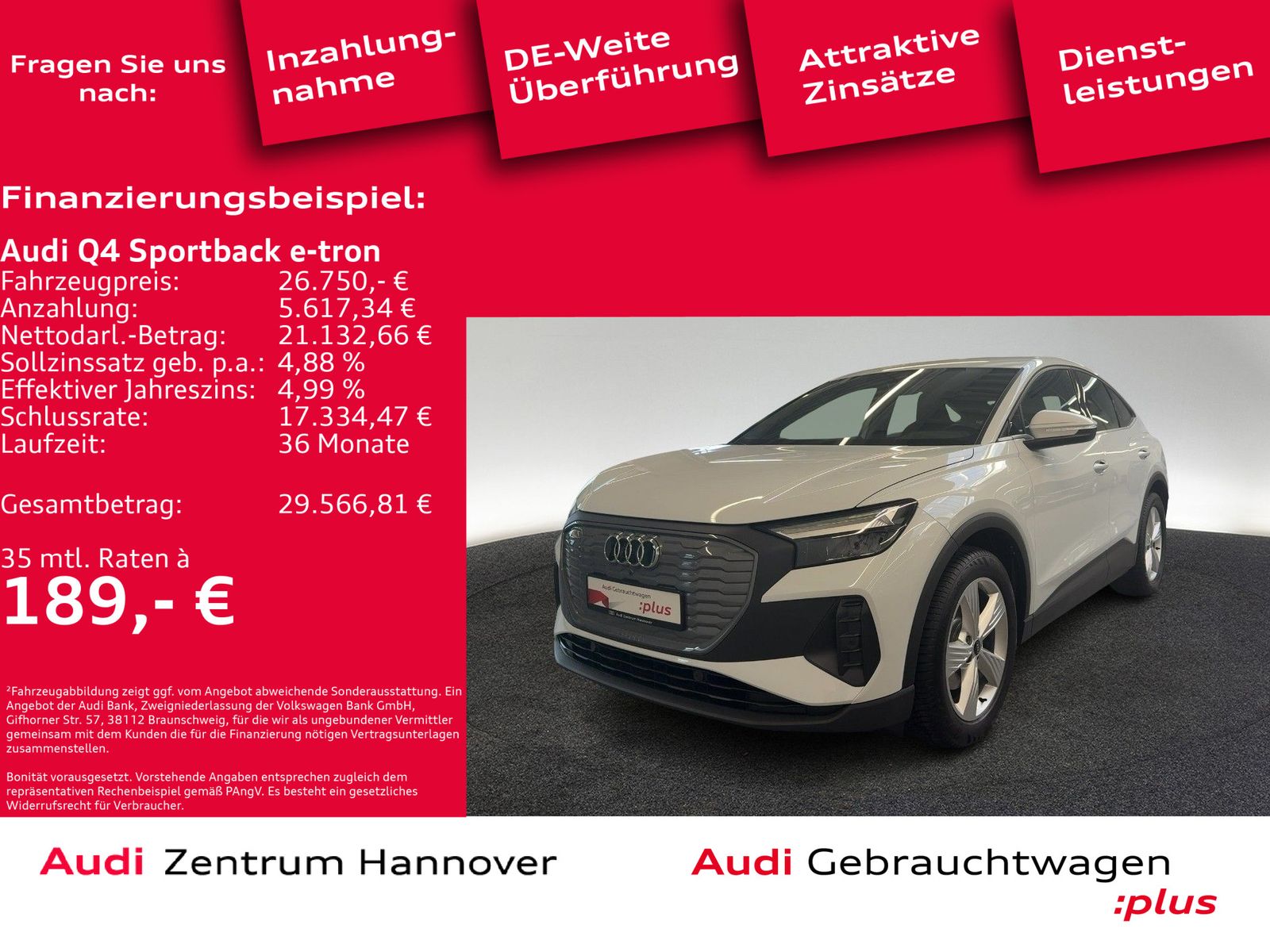 Audi Q4 Sportback e-tron 35 Kamera LED DAB Sportsitze