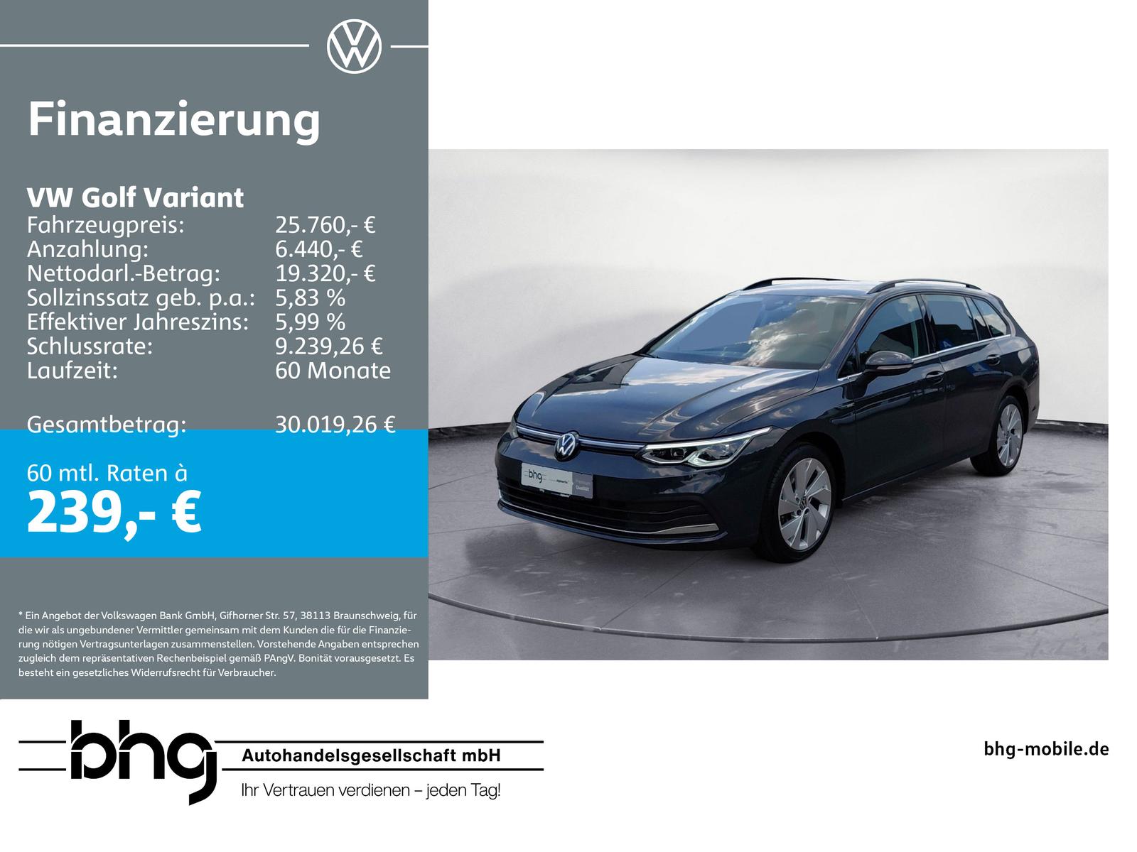 Volkswagen Golf Variant Style 2,0 l TSI OPF 4MOTION