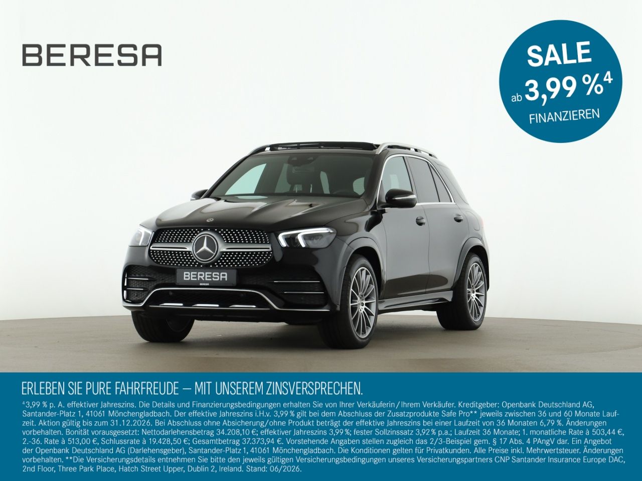 MERCEDES-BENZ GLE 350 de 4M AMG Pano AHK Distronic Burmester
