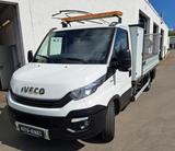 Iveco Daily Pritsche Einzelk. 35S14 mit Box und AHK - Iveco Autotransporter