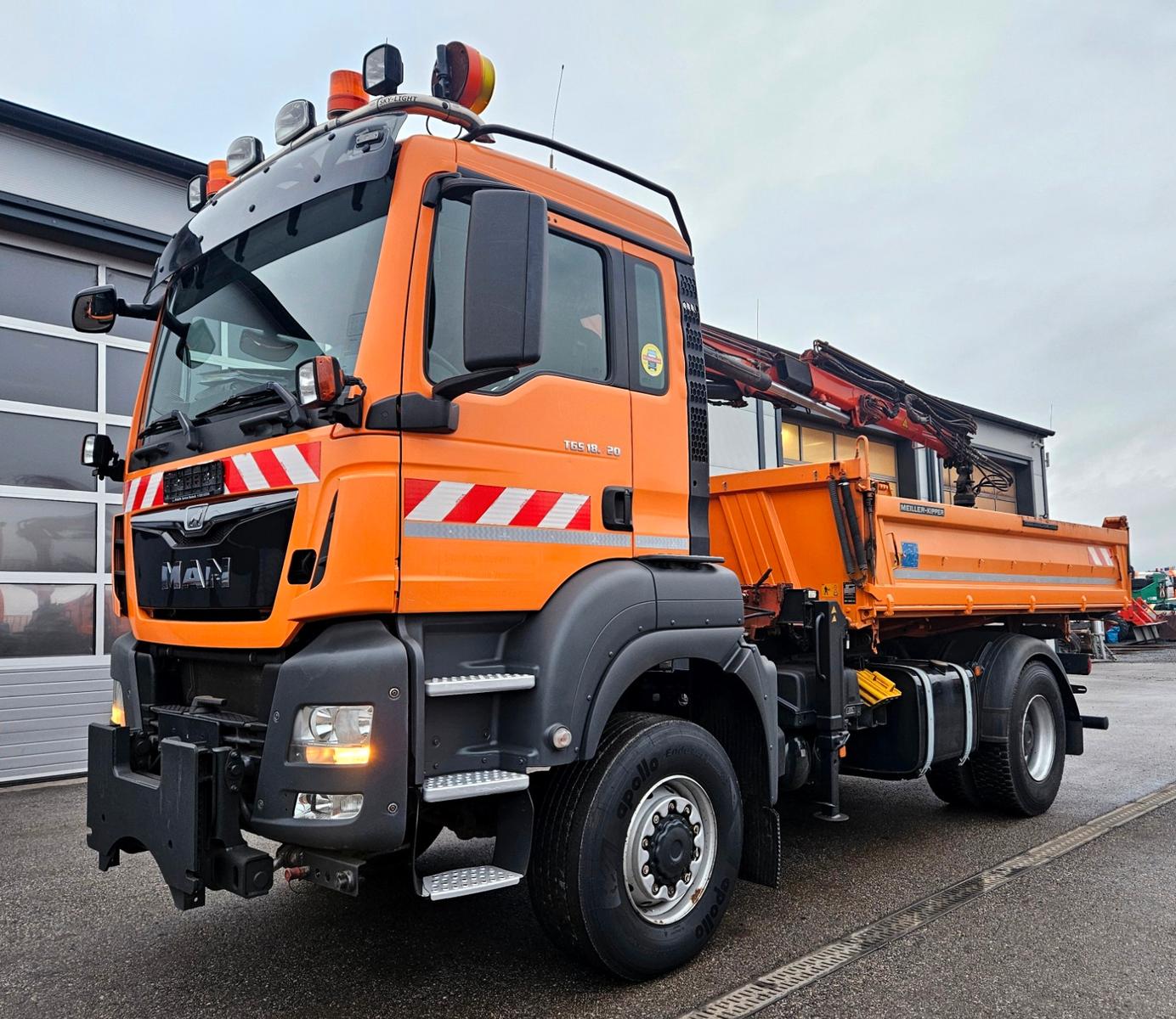 MAN TGS 18.320 4x4 BL Atlas Kran Euro6 Winterdienst