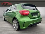 Mercedes-Benz A 160 AMG PAKET Navi SHZ Parklenkass. Notbremsas - mit Benzin-Antrieb: Grün, Limousine