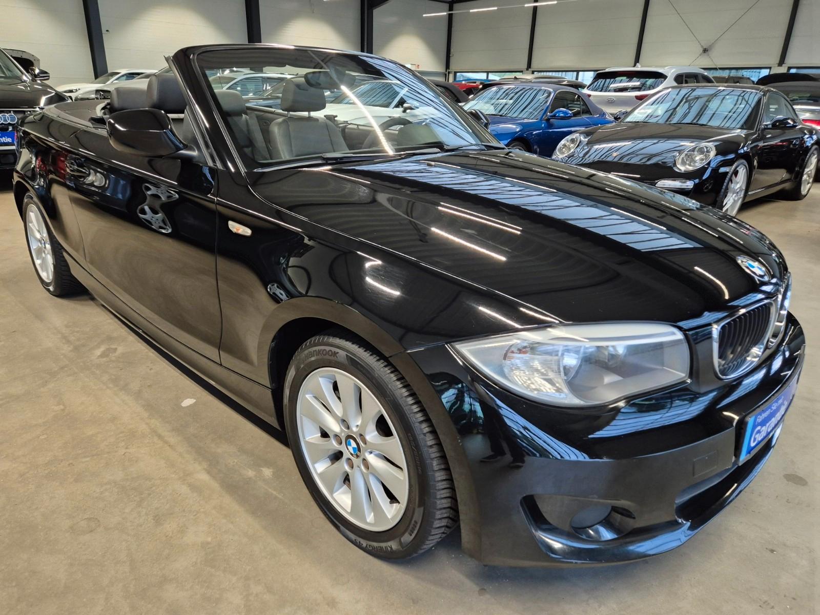 BMW 118d CABRIO LEDER SITZHZ TÜV 6.2027 SERVICE NEU