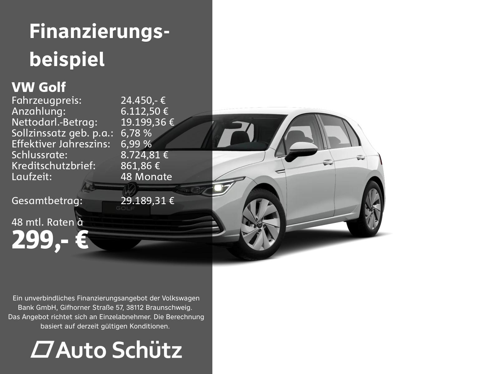 Volkswagen Golf VIII 1.5 eTSI+DSG+NAVI+RFK+LED+ACC+SHZ