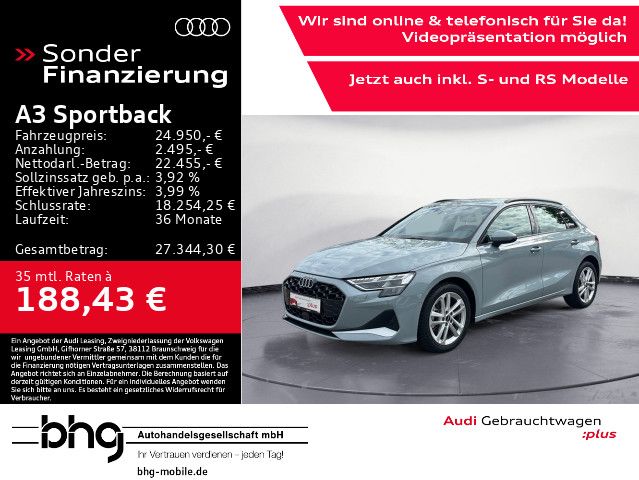 Audi A3 Sportback 30 TFSI advanced LED/Kamera/Navi/AC imagem 2