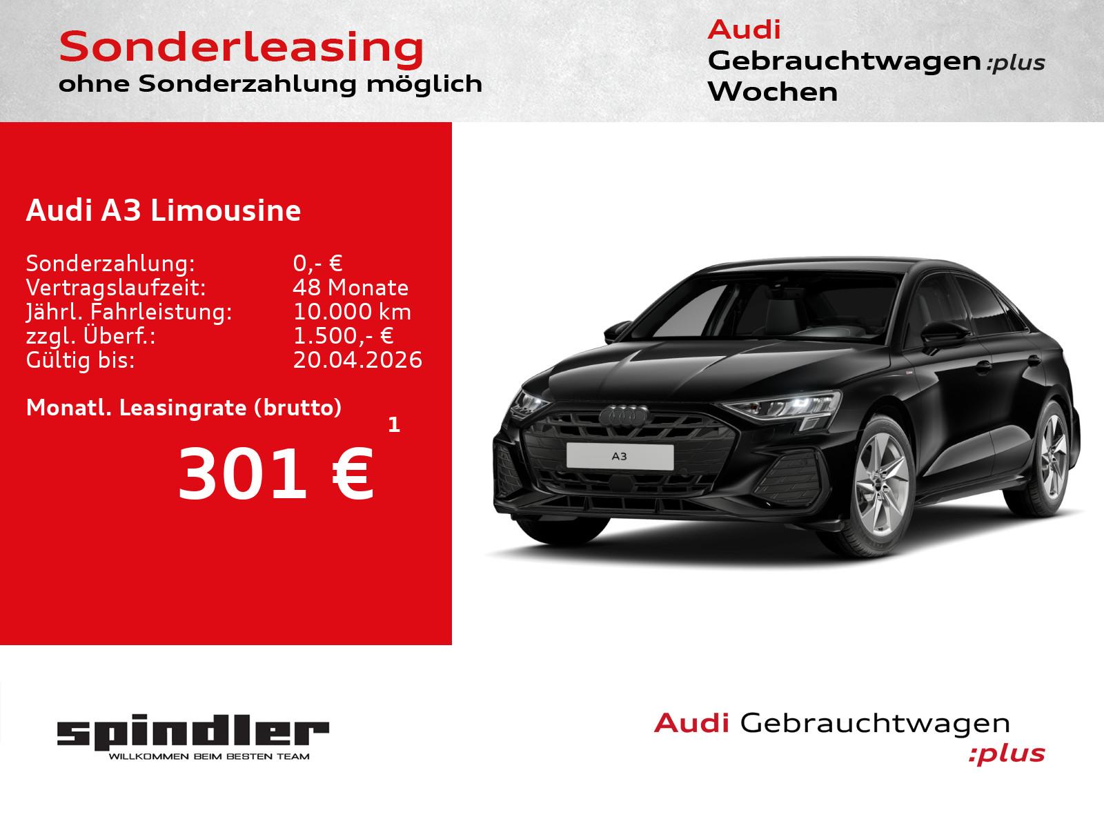 Audi A3 Limousine S-Line 35 TFSI S-tronic / Navi, AHK