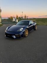 Porsche Cayman GT4 - blaue Porsche Cayman