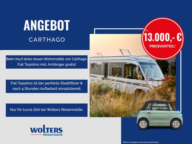 Carthago liner-for-two I 53 Auto + Anhänger geschenkt