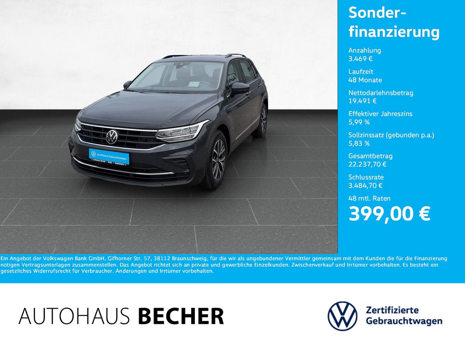 Volkswagen Tiguan Life 1.5 TSI DSG Navi Sitzhz LED HuD foto 1