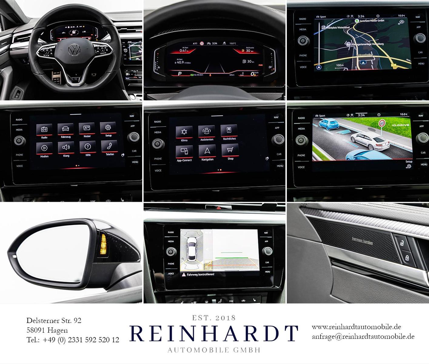Volkswagen Arteon LIMOUSINE 2.0TSi R LINE 4M ACC/PANO/360°, миниатюра 22