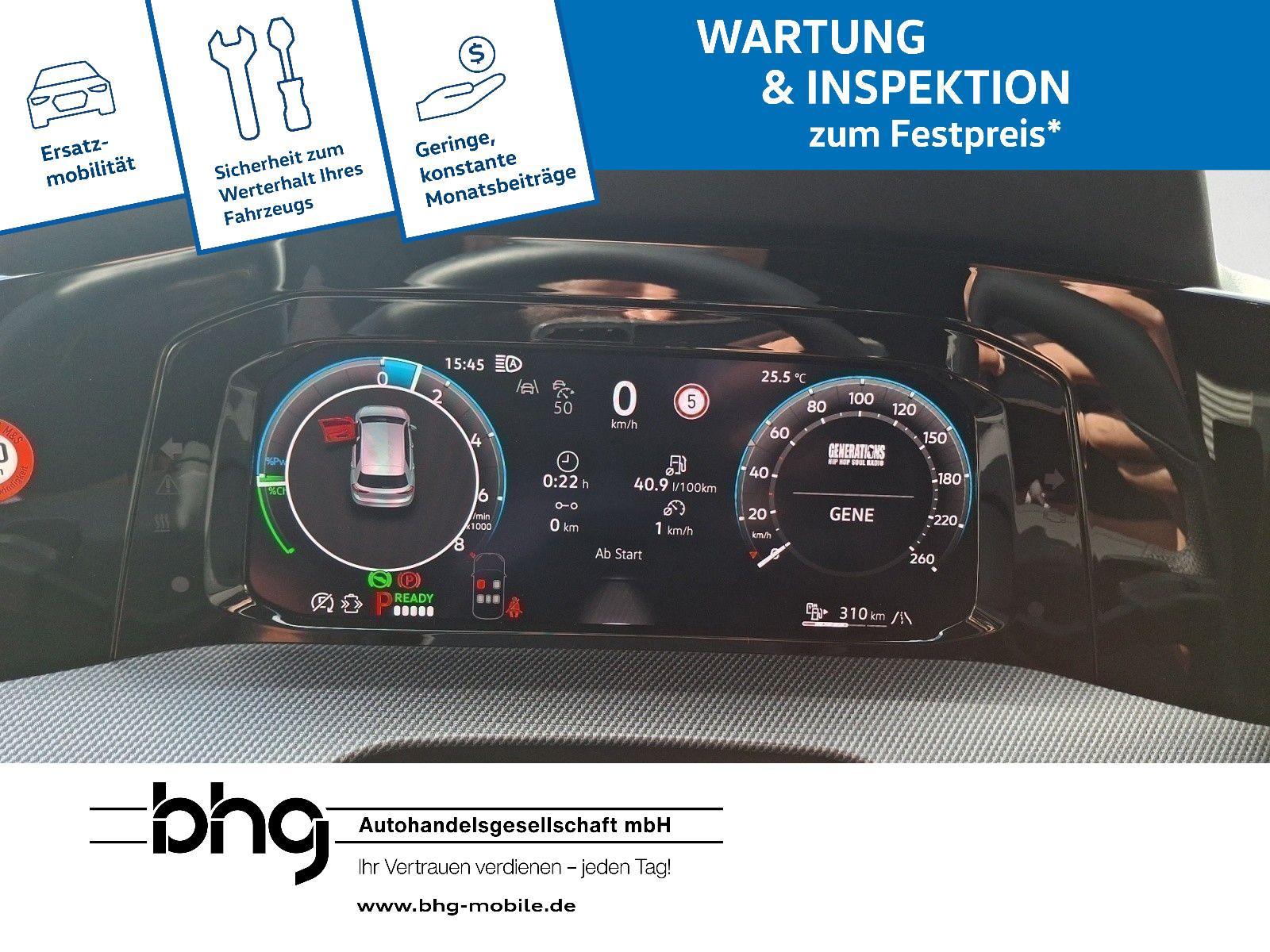 Volkswagen Golf GTE eHybrid DSG Mode3 AHK MatrixLED HUD Nav, миниатюра 11