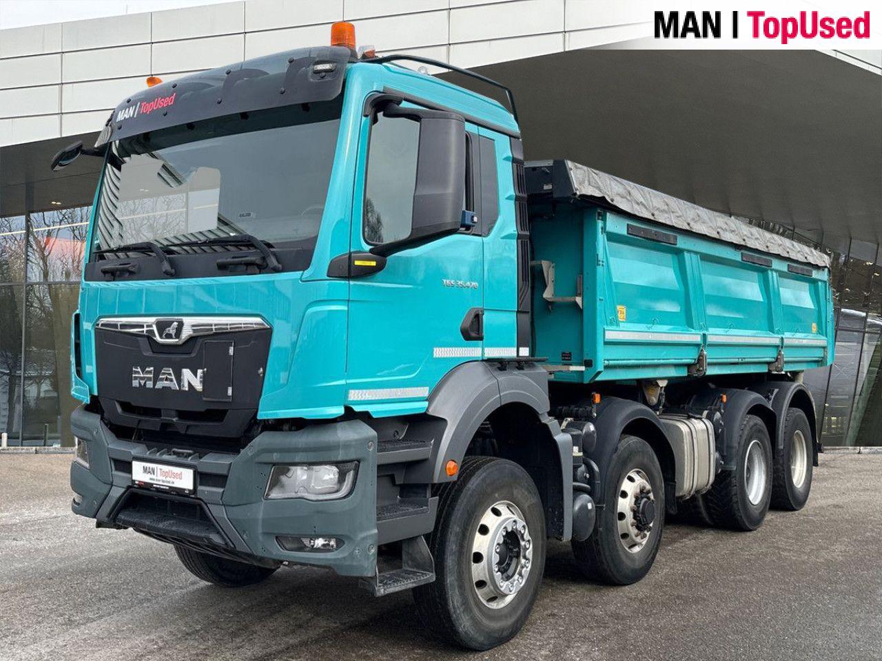 MAN TGS 35.470 8x6H BL CH-Meiller-Bordmatik-Klima ZV