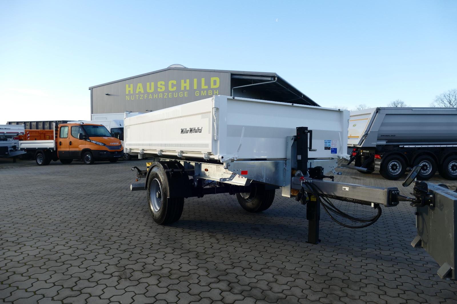 Müller-Mitteltal 1-achs 9,6 to. kipper mit ALU Bordwänden