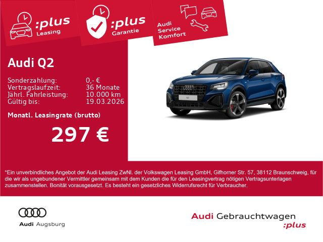 Audi Q2 35 TFSI 2x S line, BLACK S tr. *ACC*AHK*8-f.