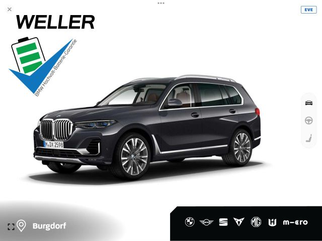 BMW X7 xDrive40d EXCELLENCE DA-Prof PA+ Laser B&W