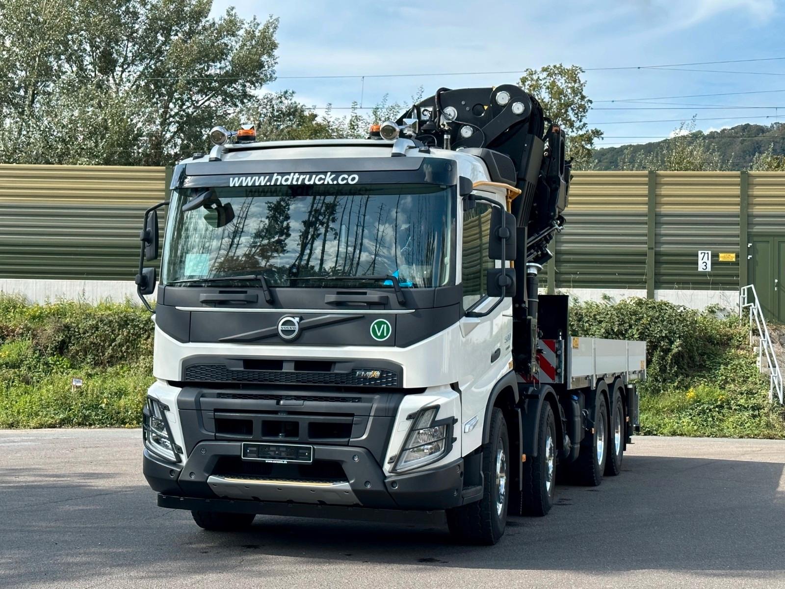 Volvo FMX 500 8x4 Effer-Ladekran 955-8s + Jib 6s