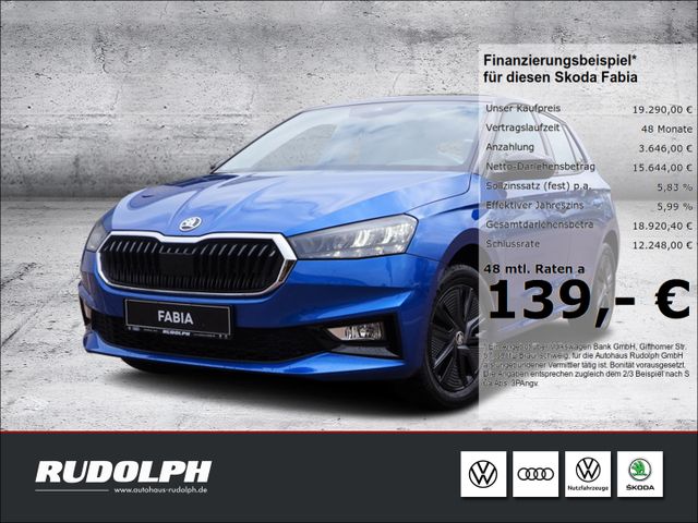 Skoda Fabia 1.0 MPI Selection Navi LenkradHZG PDC Gar.