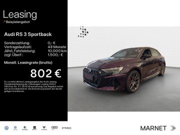 Audi Leasingangebot: Audi RS 3 Sportback 294 kW S tronic*MATRIXLED*SONOS*P