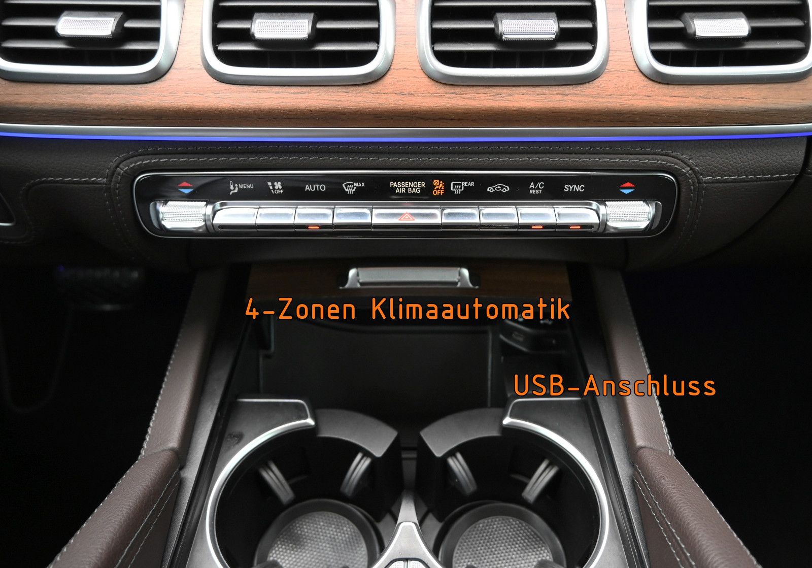 Fahrzeugabbildung Mercedes-Benz GLE 300 d 4M AMG Line °UVP 96.847€°ACC°AHK°360°