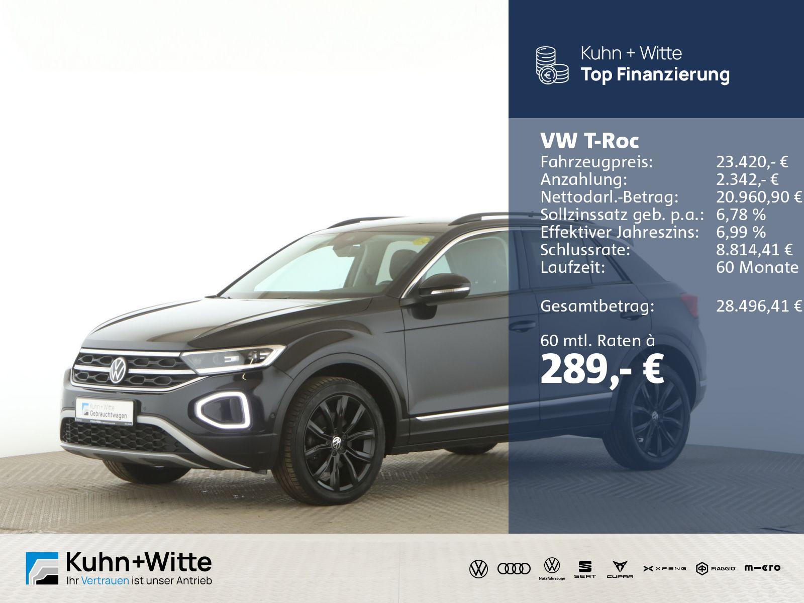 Volkswagen T-Roc 2.0 TDI Style ACC+LED+PDC+Navi+SHZ+AppleCa