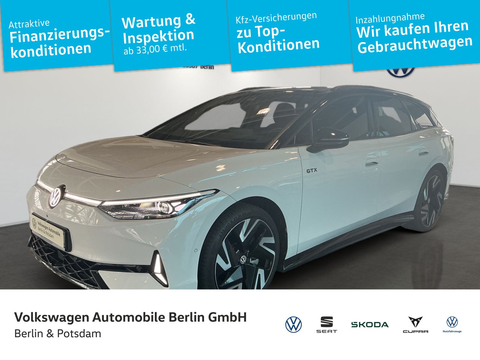 Volkswagen ID.7 Tourer GTX 4M 5J-Garantie Pano Kamera DCC