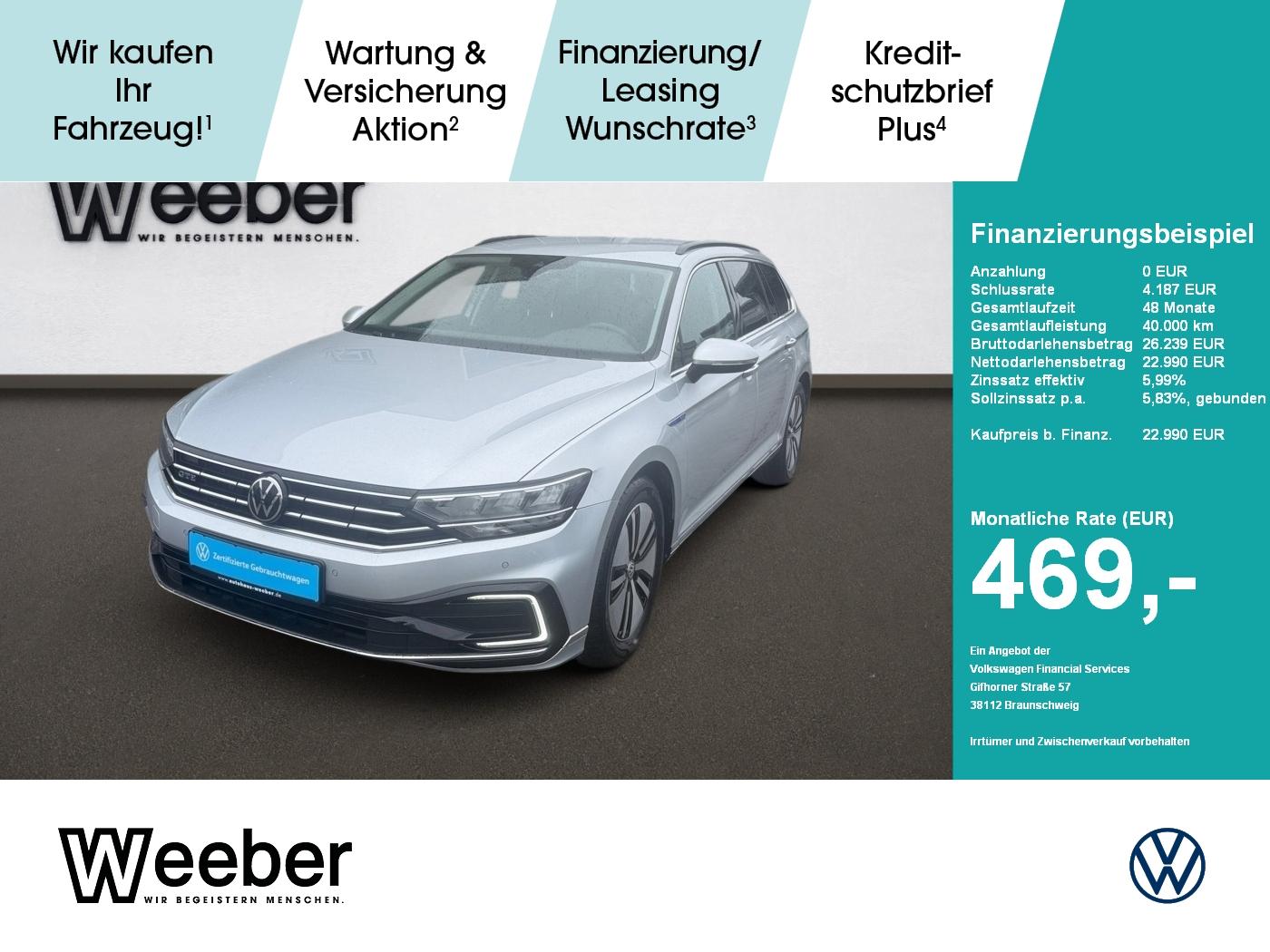 Volkswagen Passat Variant GTE *AHK*NAVI*LED*APP CONNECT*ACC