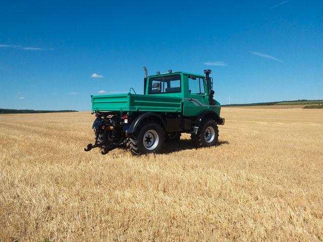 Unimog 1400Agrar Kraftheber große Heckscheibe