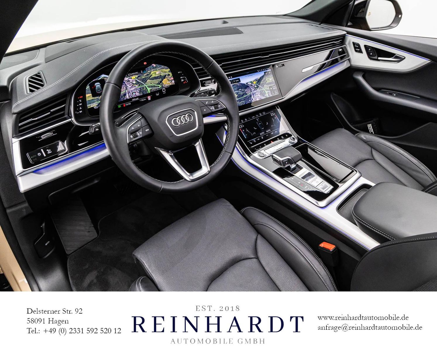 Audi Q8 55TFSi Q S LINE ACC/HuD/PANO/BELÜFT/B&O/360° foto 17