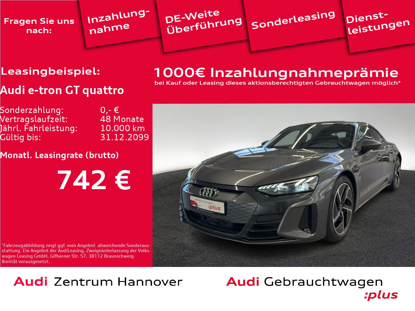 Audi e-tron GT quattro Pano Leder ACC Parklenkassist.
