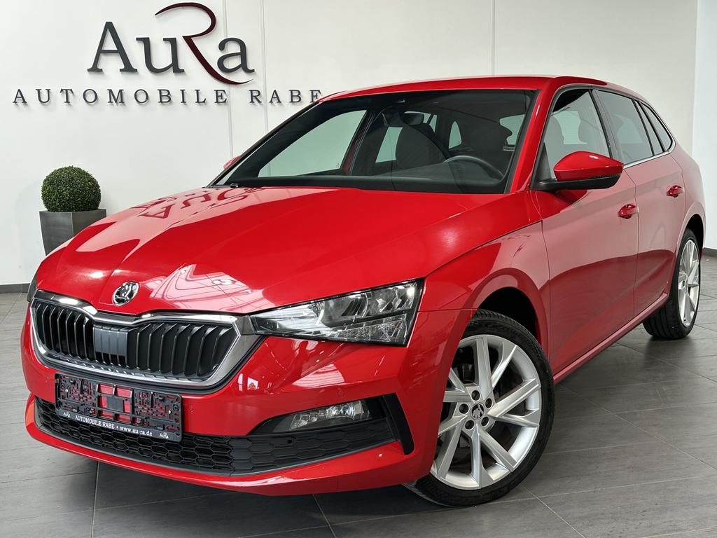 Skoda Scala 2023 г. Красный, пробег 49750 км