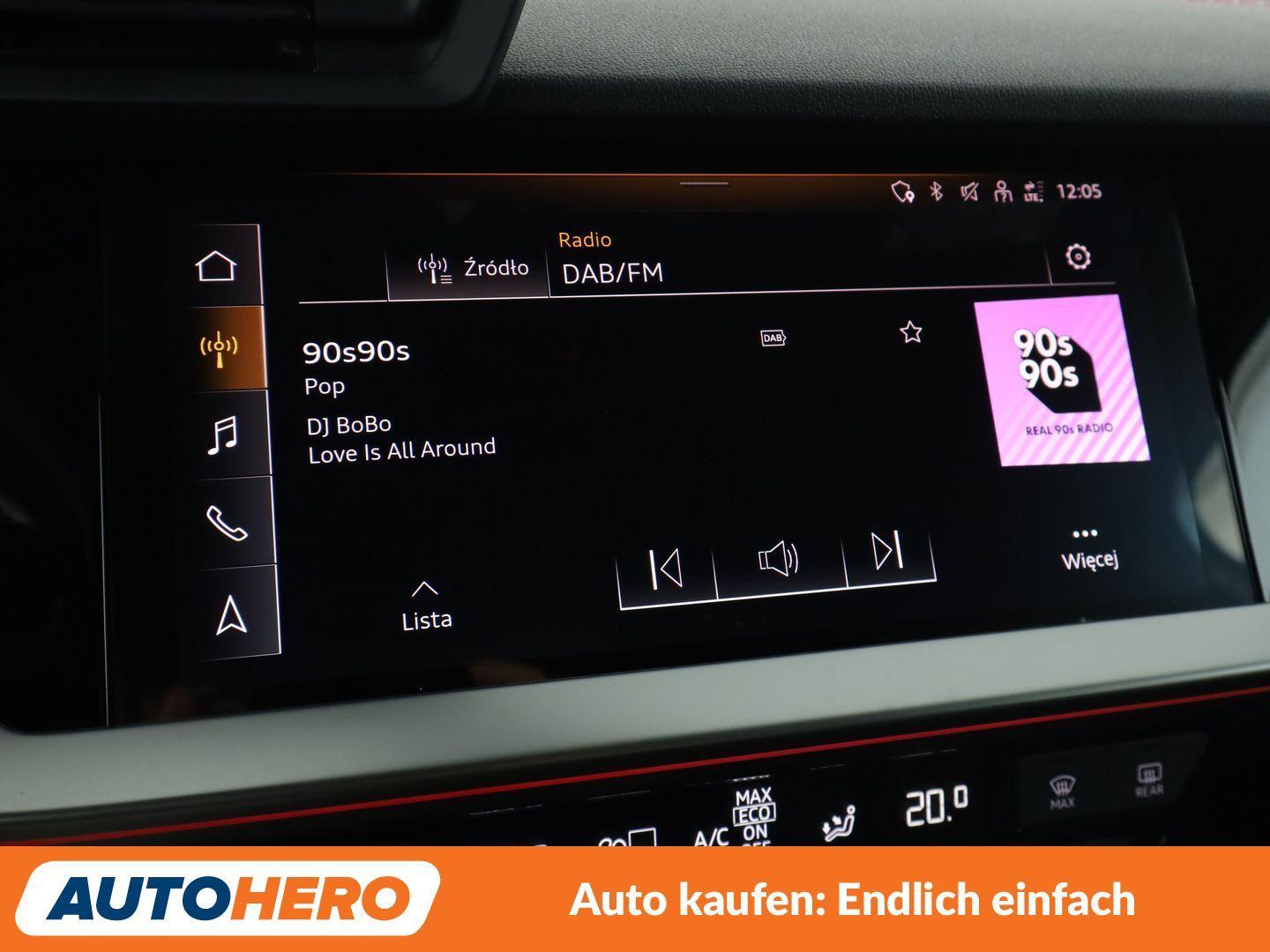 Audi A3 Sportback 30 TFSI Mild-Hybrid S line Aut., миниатюра 20