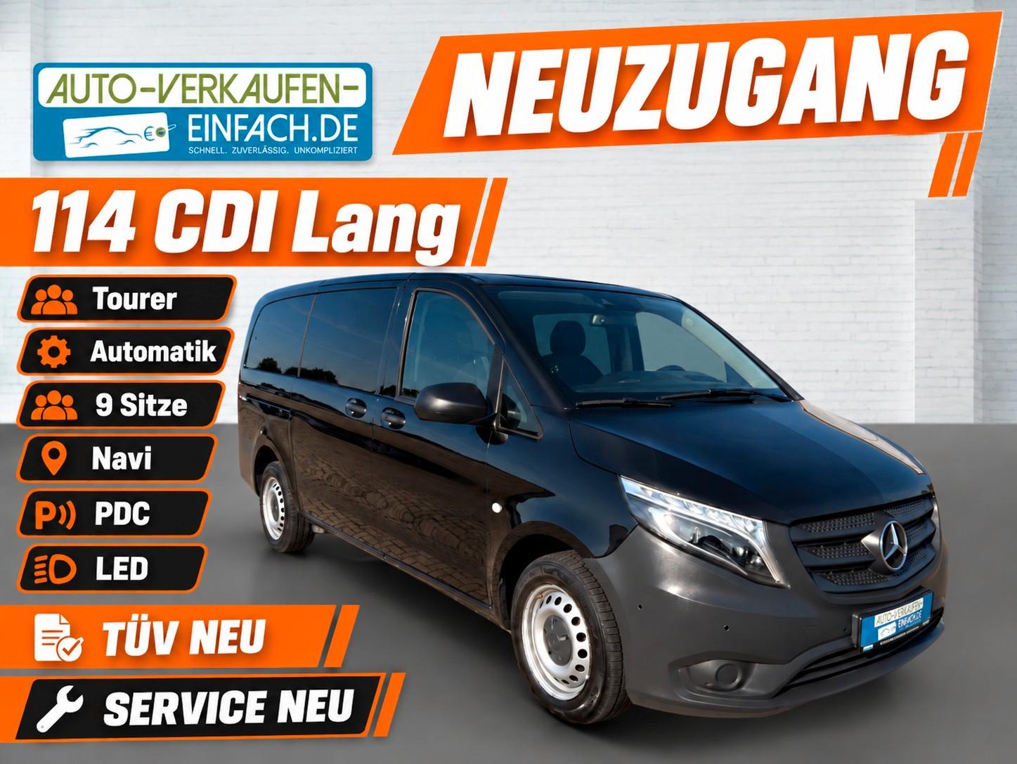 Mercedes-Benz Vito Tourer 114 CDI Lang,Autom,9S,1H,SH,TÜV11/27
