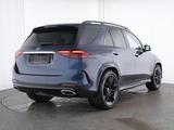 Mercedes-Benz GLE 450 4MATIC |AMG|NIGHT|KEYL|NAVI|MBeam|PANO - mit Benzin-Antrieb: Blau, Teilleder, Schiebedach
