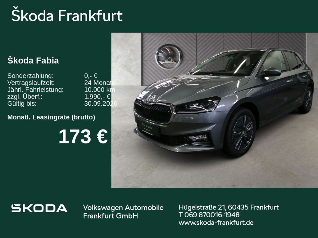 Skoda Fabia Balance 1,0 TSI DSG Navi/ Fahrassistenz/ W