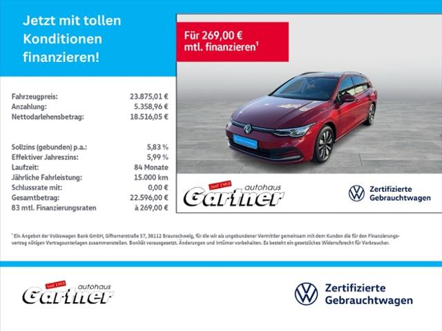 Volkswagen Golf VIII Variant MOVE 1.0 TSI DSG NAVI APP-CON