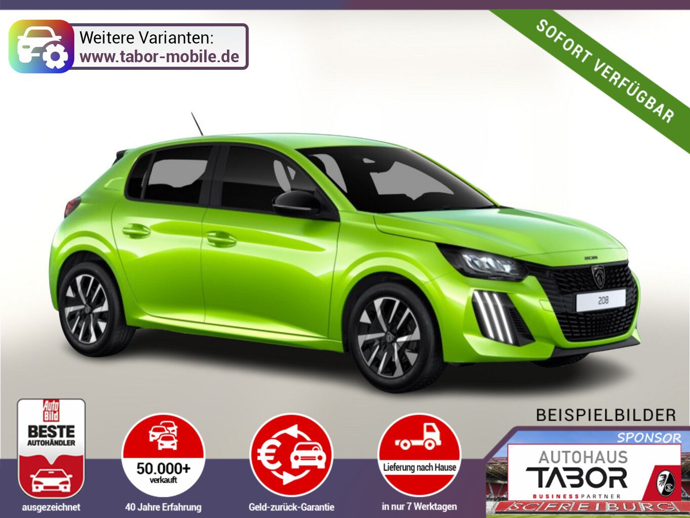 Peugeot 208 Style SHZ LED PDC Temp UVP-36%*