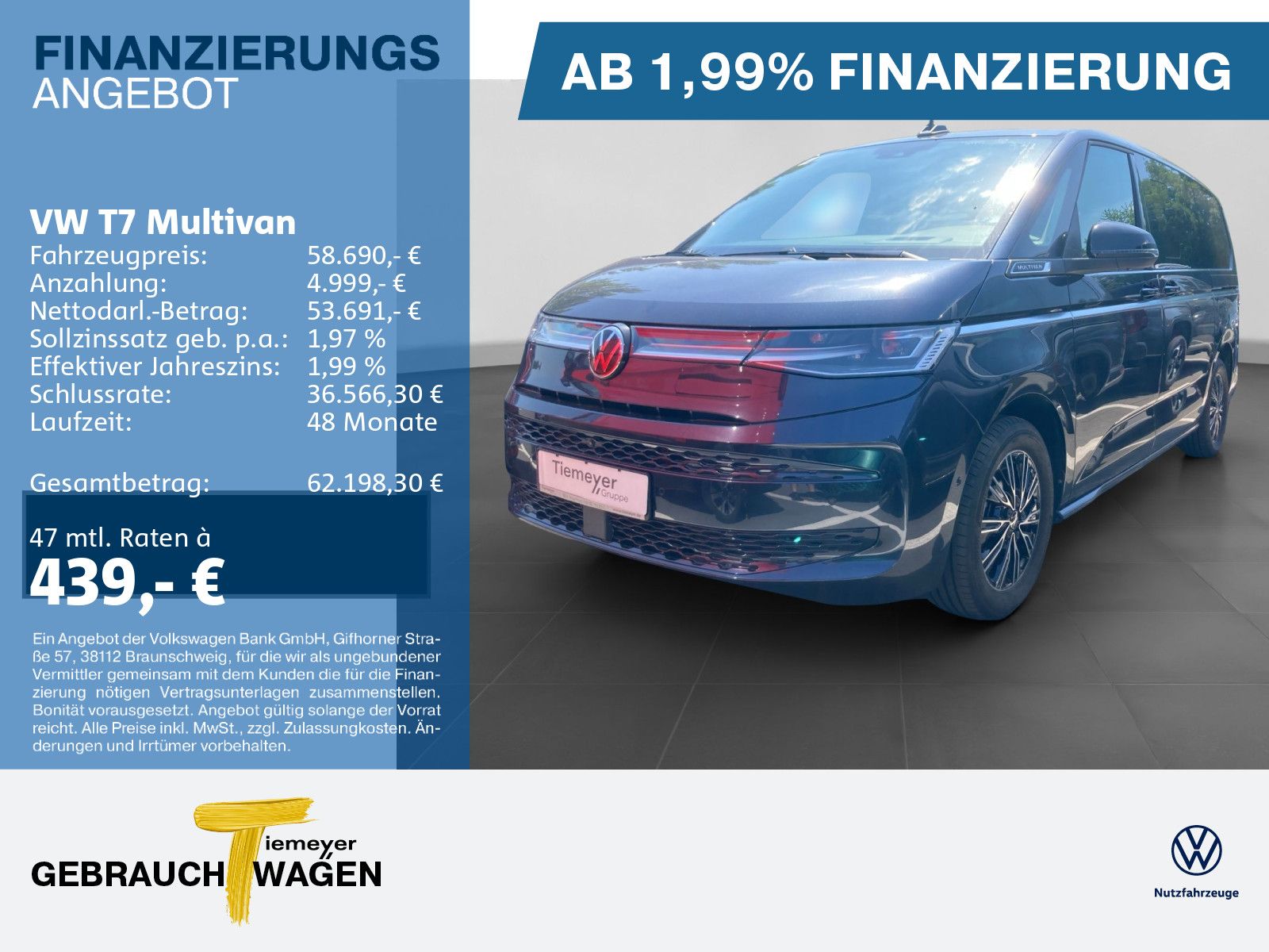 Volkswagen T7 Multivan HYBRID ALLRAD LÜ LANG STYLE 360 HuD foto 1