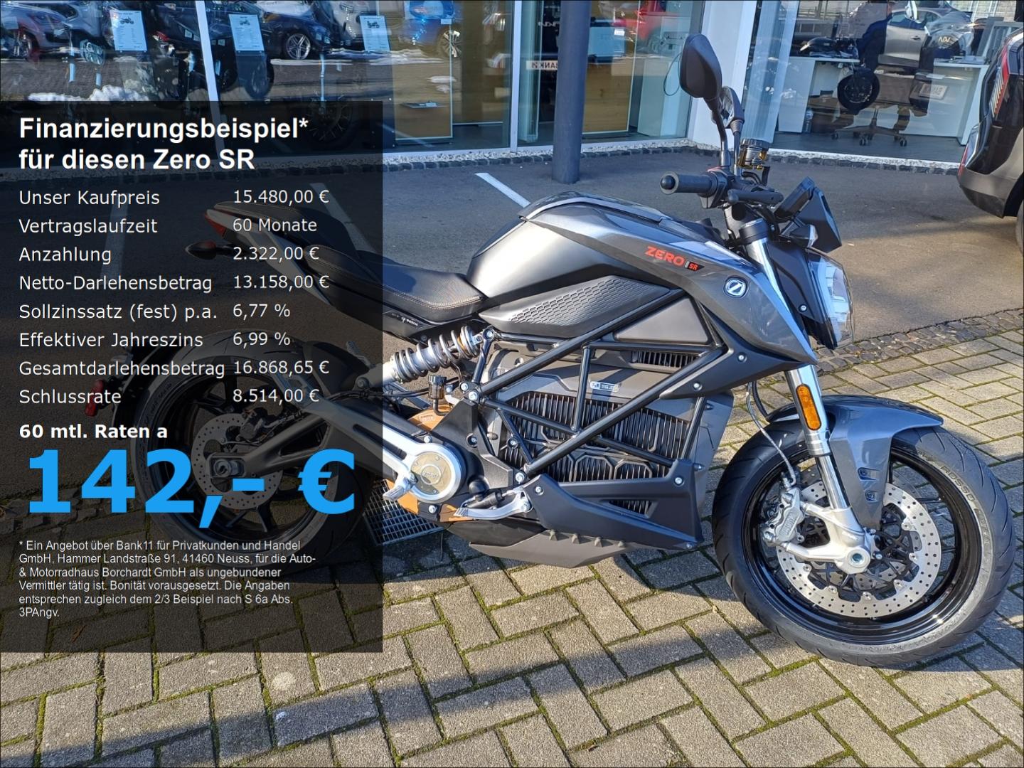 Zero SR Street R *LI 15,6 KW*A2*5 Jahre Garantie*