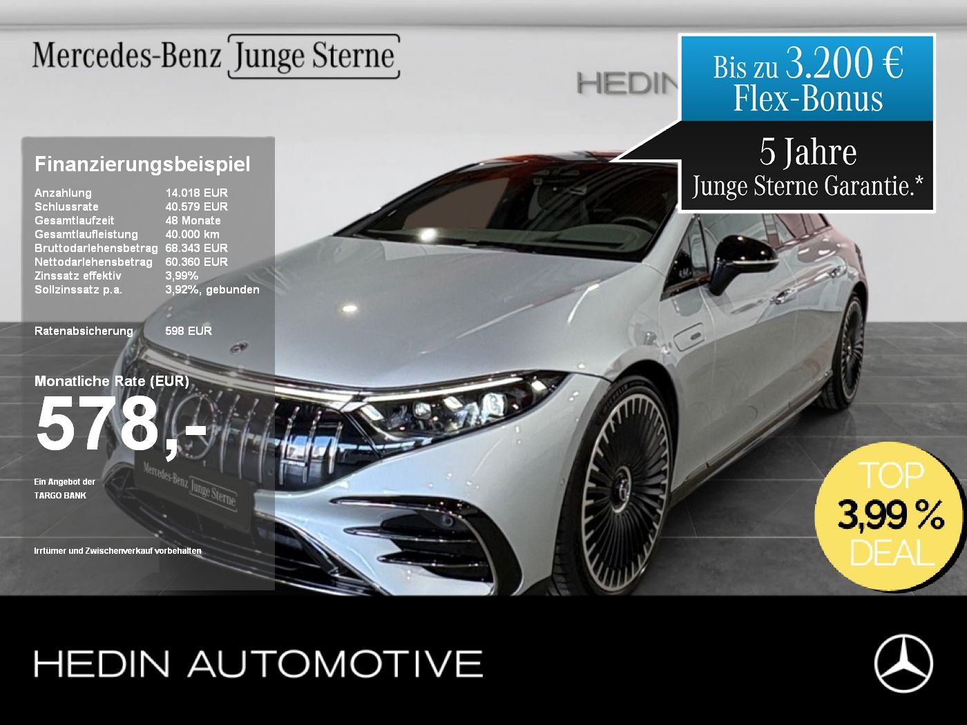 Mercedes-Benz EQS 53 4M HYPER DISTR PANO DIGI-L. 360° BURM