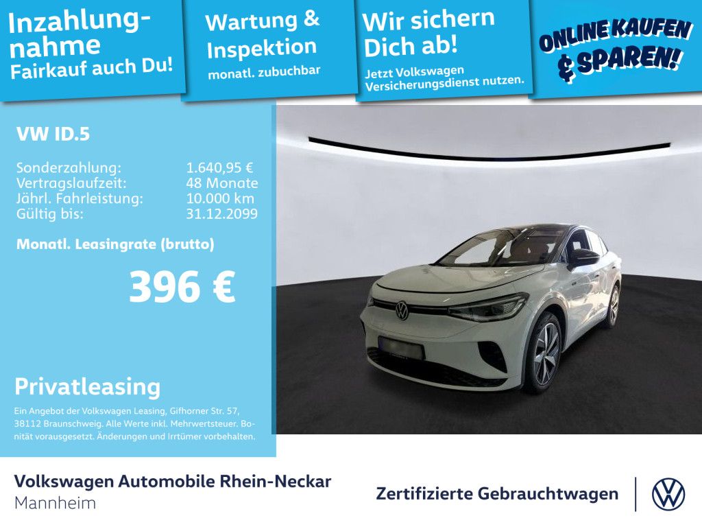 Volkswagen ID.5 GTX 220kW 4Motion Navi Kamera Pano UVM