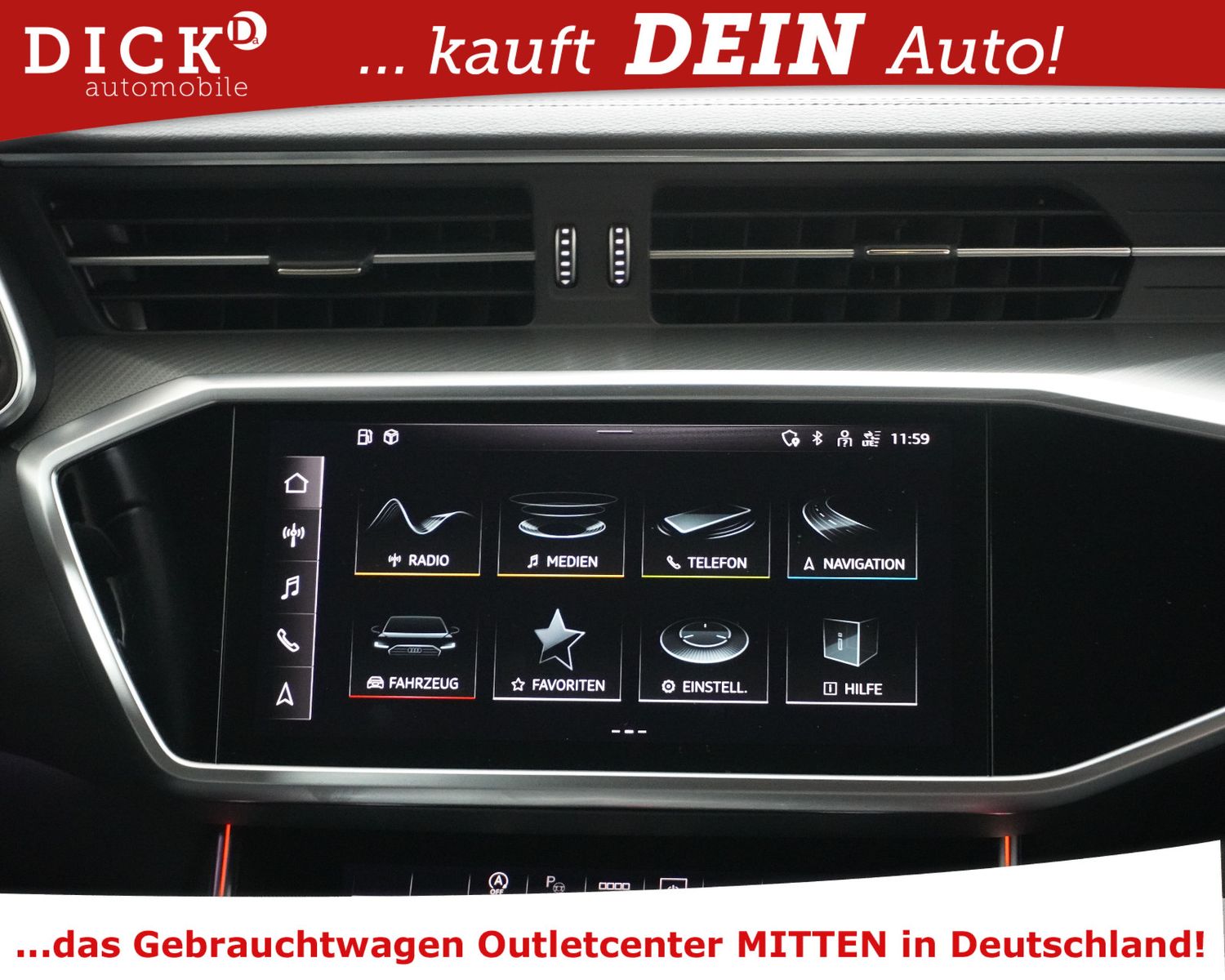 Fahrzeugabbildung Audi A6 55TFSI QUATT DESIGN+BLACK+MEMO+KAM+MILANO+AHK