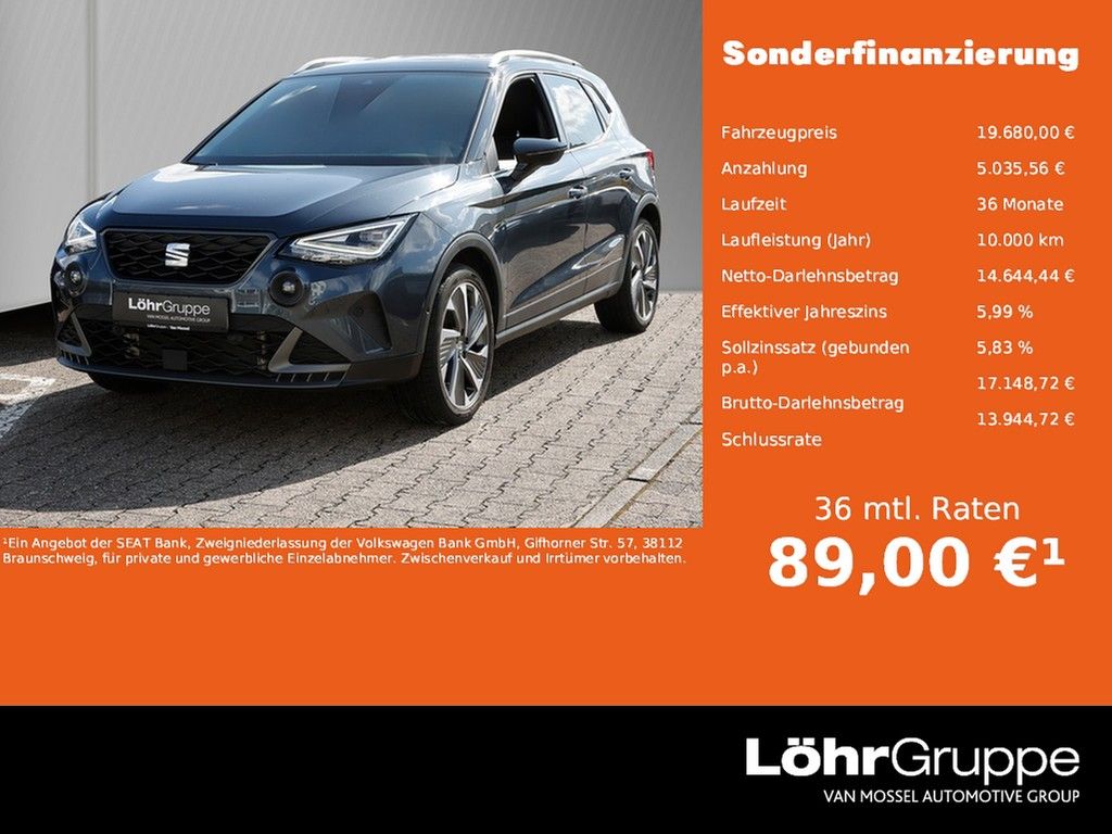Seat Arona 1.0 TSI DSG FR /Navi/LED/ACC/RFK/Full-Link