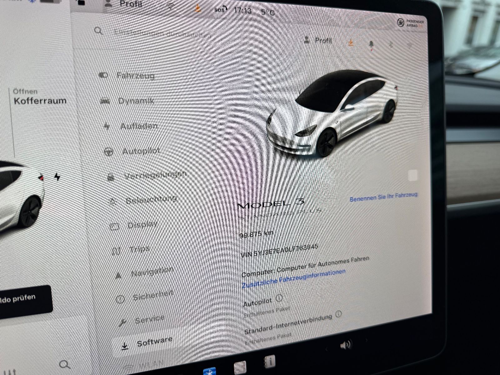 Fahrzeugabbildung Tesla Model 3 Standard Range Plus RWD 1-HAND MwSt.