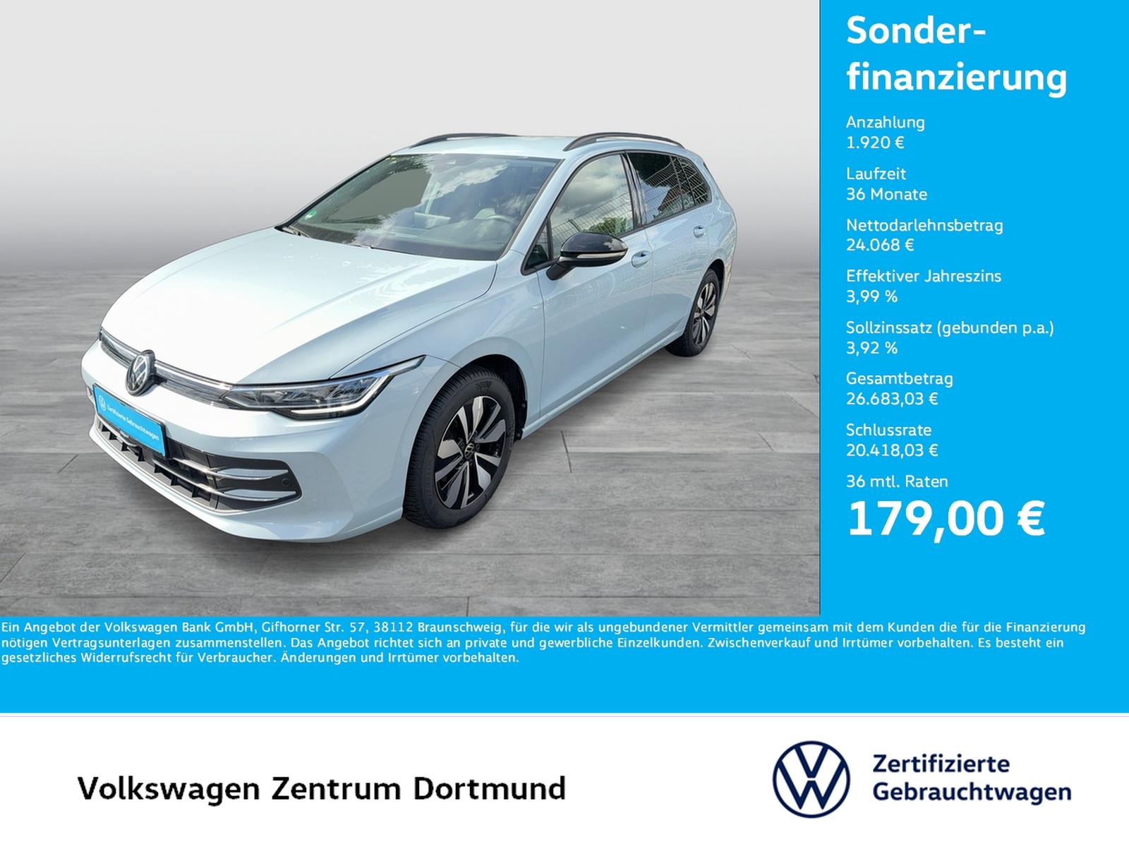Volkswagen Golf Variant VIII 1.5 eTSI GOAL FACELIFT CAM ACC