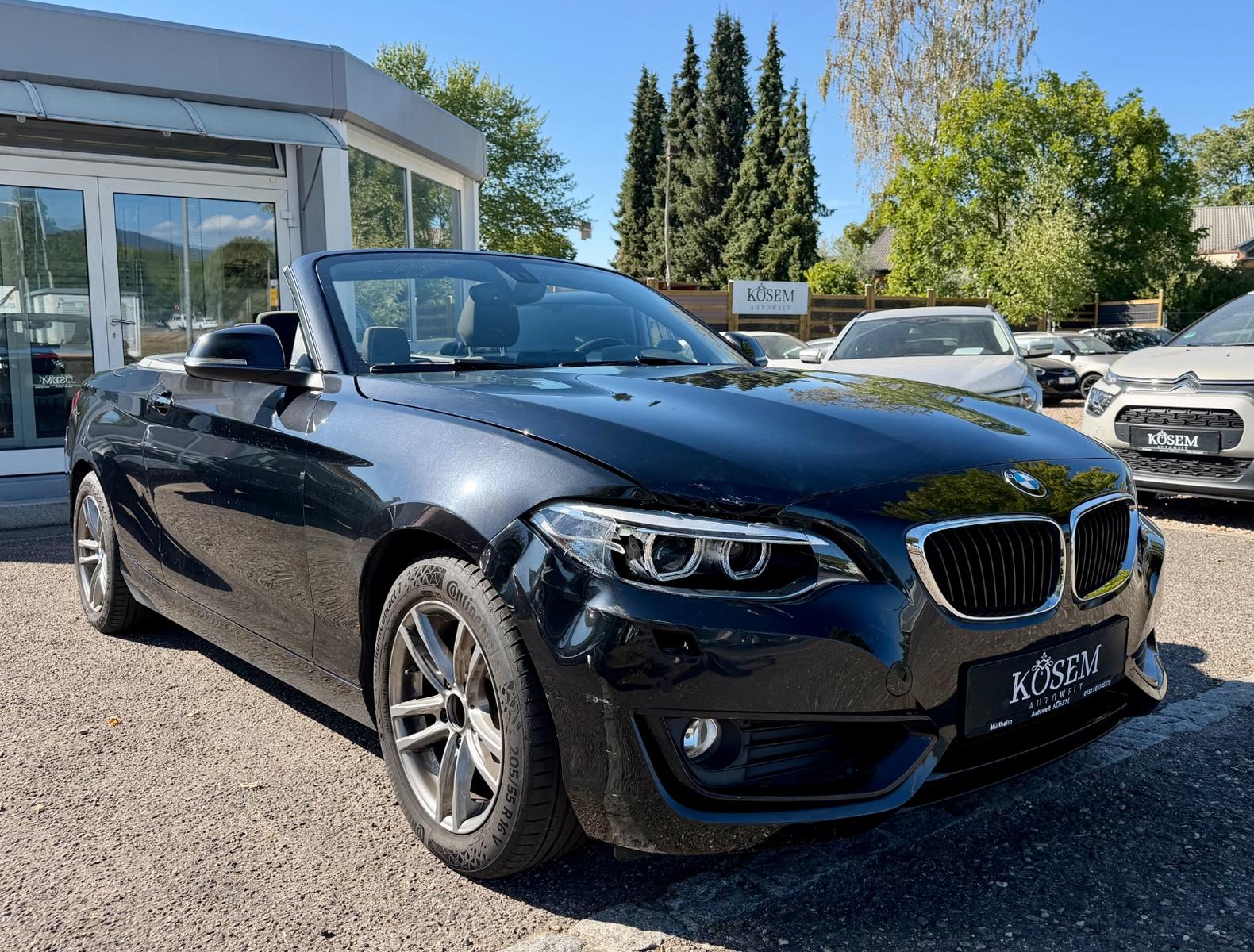 BMW 218 Diesel Automatik Cabrio Advantage
